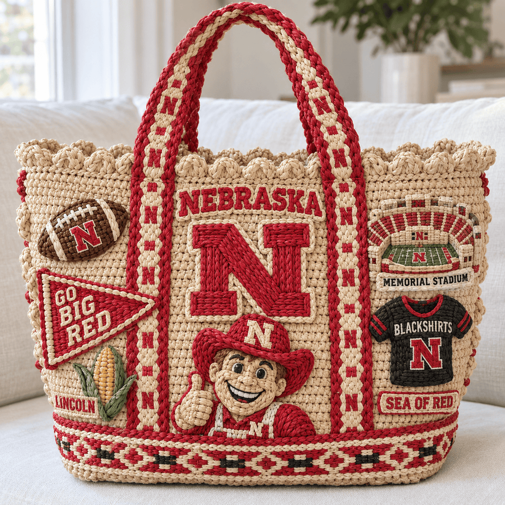 NCH Straw-Style Embellished Tote Bag HTTT